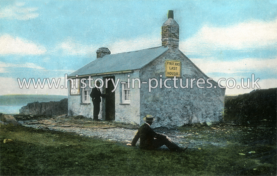 The First and Last House, Lands End, Cornwall. c.1907